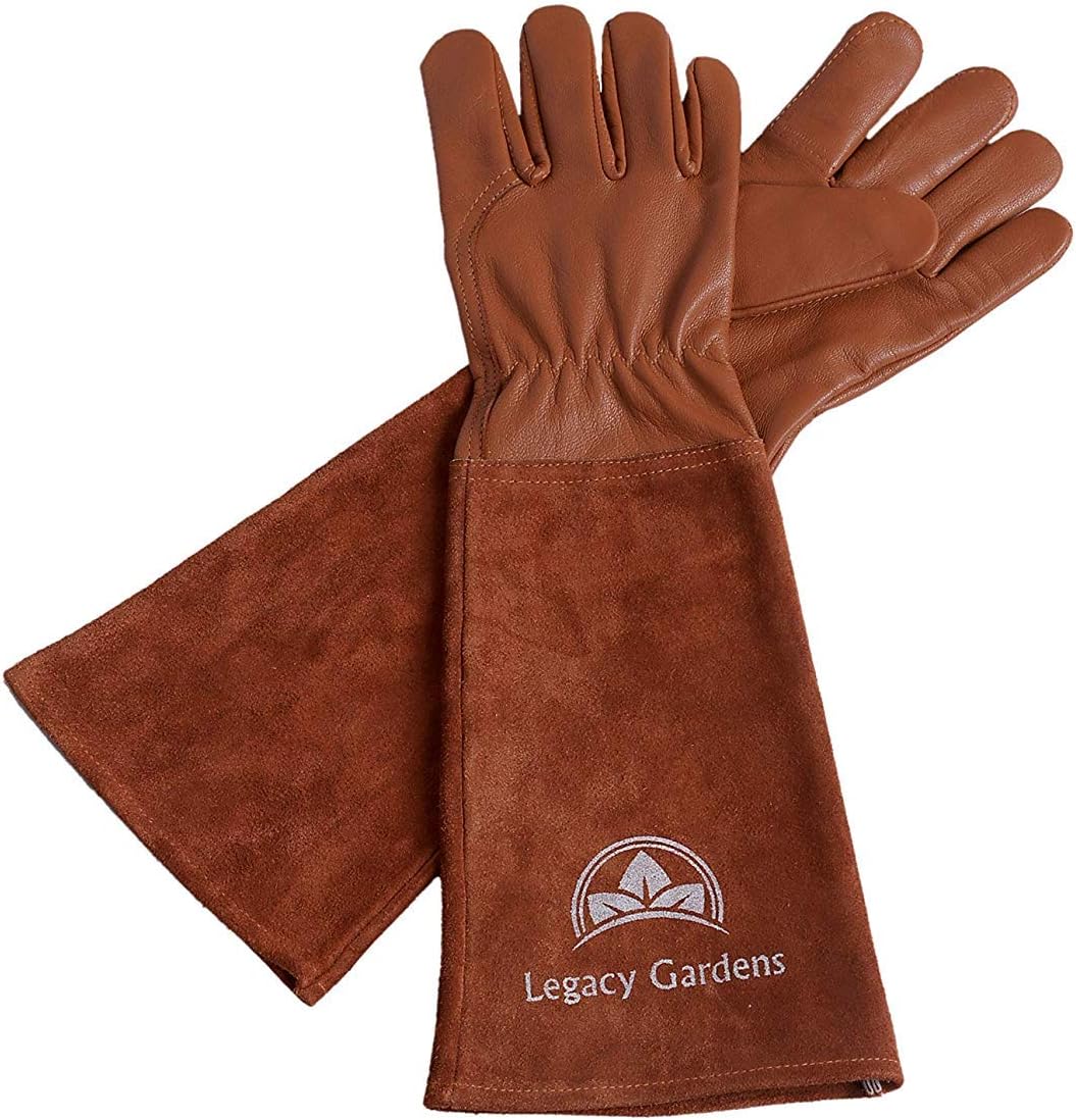Thorn Resistant Gardening Gloves for Rose Pruning & Yard Work